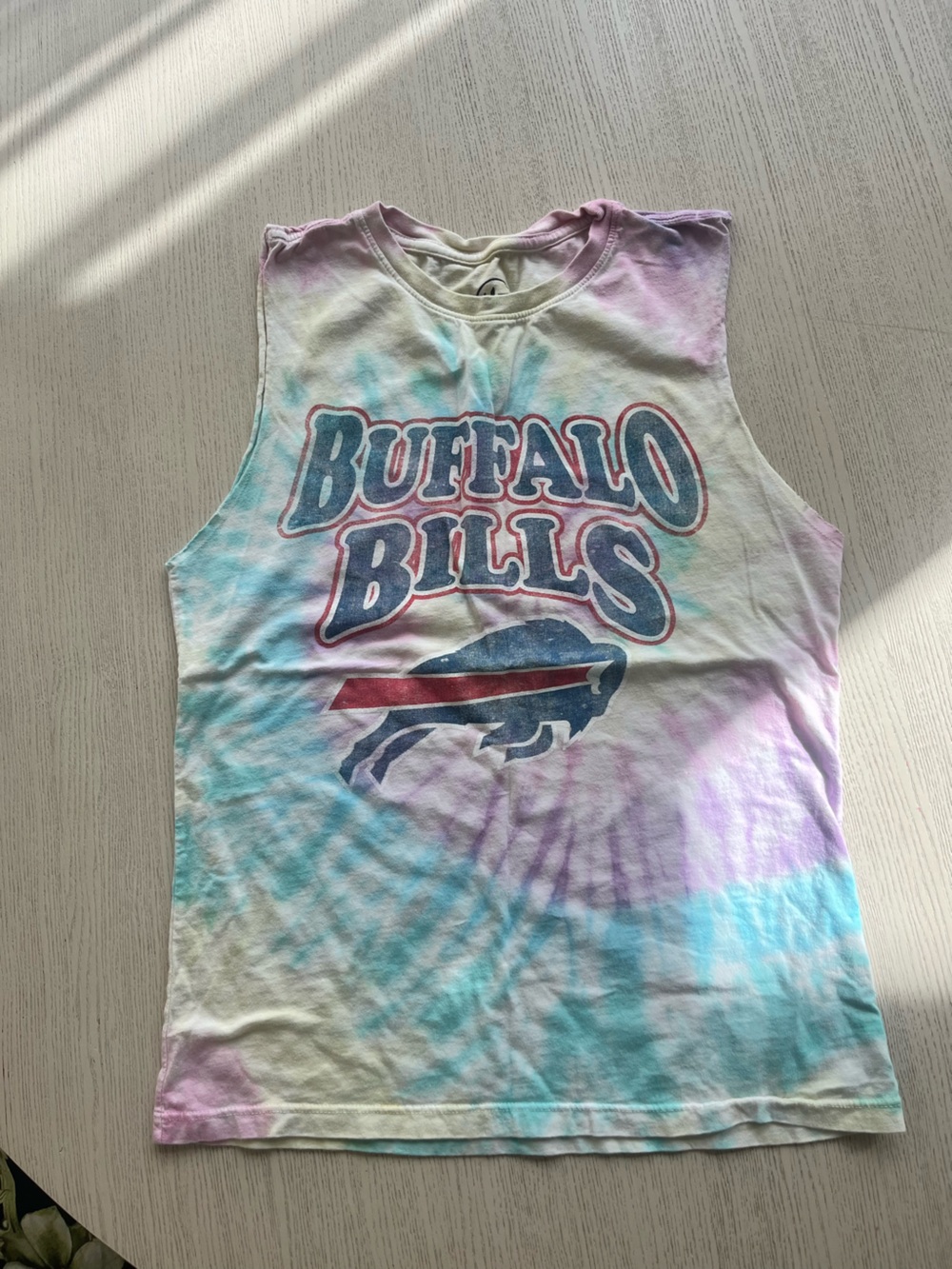 47 Brand Buffalo Bills Tie-Dye Tank - Pastel Blue & Purple